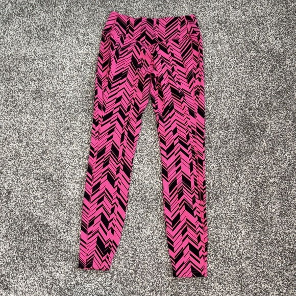 Nike DriFit High Waist Legging in Pink/Black - Picture 4 of 4
